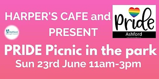 Imagem principal do evento Harpers Cafe and Pride Ashford present Pride Picnic in the Park