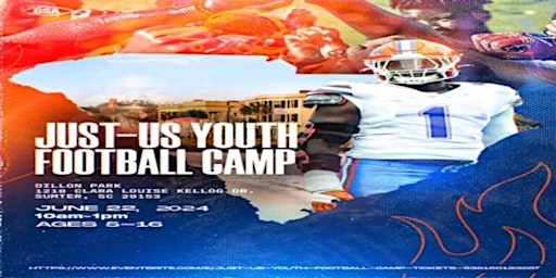 Imagem principal do evento Just Us Youth Football Camp