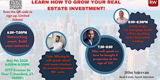 Imagem principal do evento Real Estate Meetup: Learn/Scale Your Real Estate Investment!