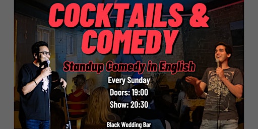 Imagem principal do evento Cocktails & Comedy English Standup Comedy