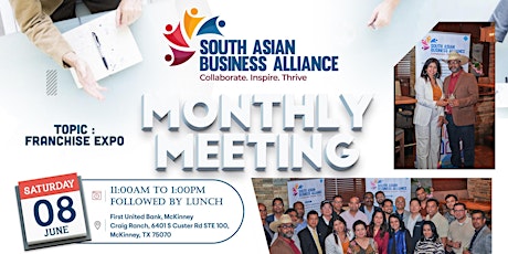 Monthly Business Networking Lunch Meet  by South Asian Business Alliance