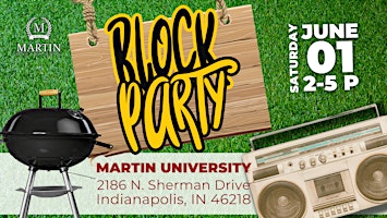 Imagem principal do evento Martin University's Community Block Party