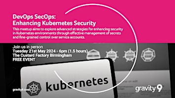 Imagem principal do evento DevOps SecOps: Enhancing Kubernetes Security