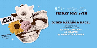 Roxy Fridays: May 10th primary image