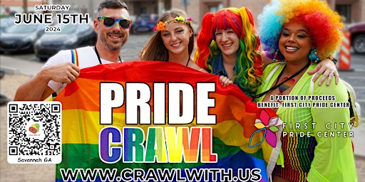 Imagen principal de The Official Pride Bar Crawl - Savannah - 7th Annual