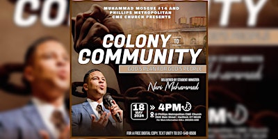 Imagem principal do evento Colony to Community: God’s Plan for God’s People