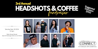 3RD ANNUAL HEADSHOTS & COFFEE FUNDRAISER primary image