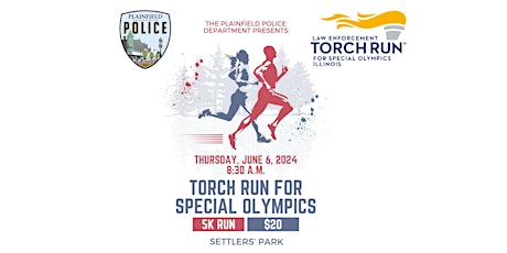 The Plainfield Police Department 5K Torch Run for Special Olympics
