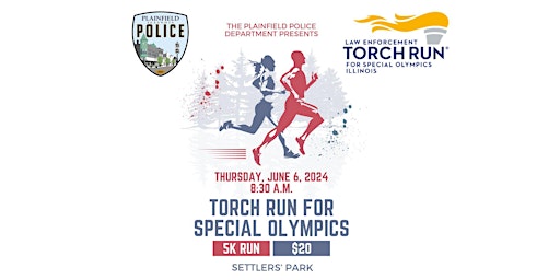 Image principale de The Plainfield Police Department 5K Torch Run/Walk for Special Olympics