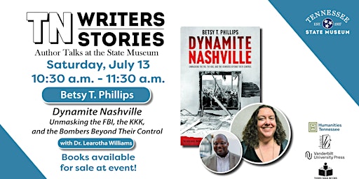 Imagem principal do evento TN Writers | TN Stories: Dynamite Nashville by Betsy Phillips