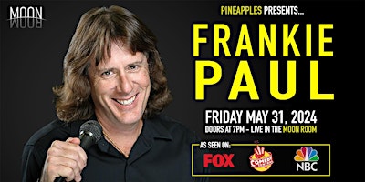 Imagem principal do evento Comedy Show with Frankie Paul at Pineapples