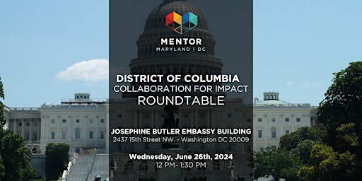 Imagem principal do evento COLLABORATION FOR IMPACT- The District of Columbia