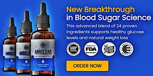Amiclear - Blood Sugar Support Drops primary image