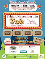 Image principale de November  Movie Night in The Park: Trolls Band Together