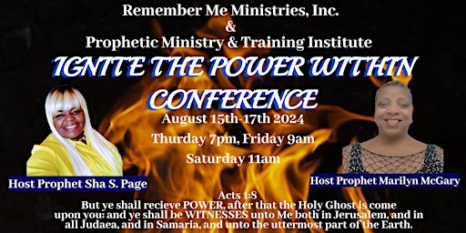 IGNITE THE POWER WITHIN! primary image