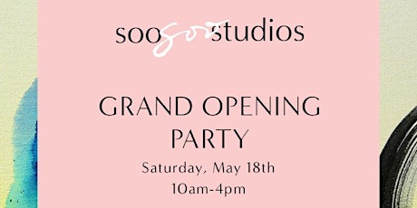 Art Studio and Gallery Grand Opening Event