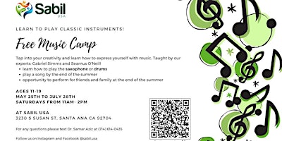 Free Music Camp primary image