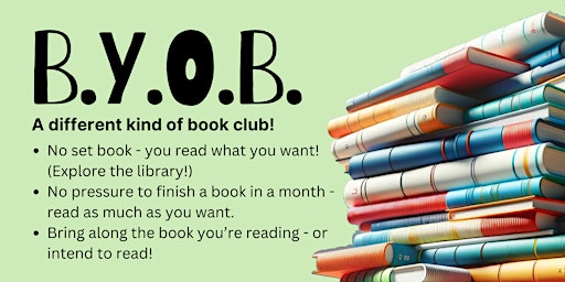 Imagem principal do evento BYOB - Bring Your Own Book Reading Group