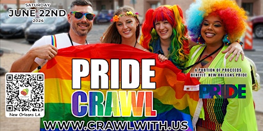 Imagem principal de The Official Pride Bar Crawl - New Orleans - 7th Annual