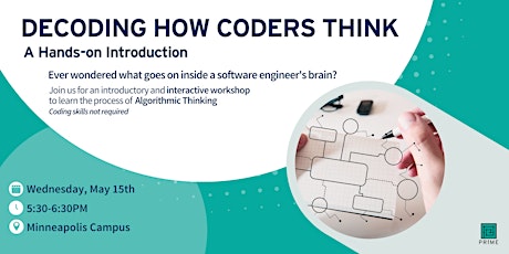 Imagem principal do evento Decoding How Coders Think: A hands-on introduction