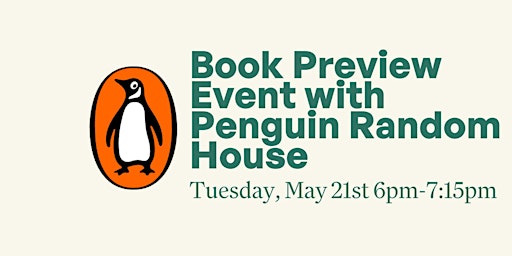 Primaire afbeelding van Book Preview Event with Penguin Random House