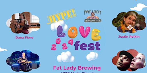 Imagem principal do evento the HYPE! Presents: Love Fest 2024  at Fat Lady Brewing