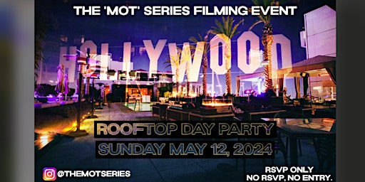 Imagem principal do evento Hollywood Rooftop Day Party: Lights, Camera, Action
