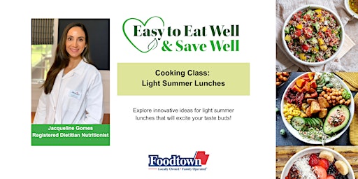 Imagem principal do evento Cooking Class: Light Summer Lunches