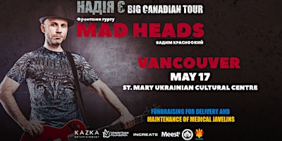 Immagine principale di Вадим Красноокий (MAD HEADS) | Vancouver -  May 17 | BIG CANADIAN TOUR 