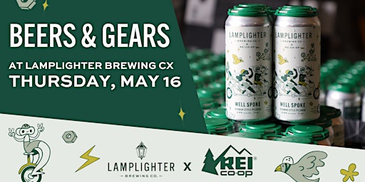 REI x Lamplighter's "Beers & Gears" Bike Party  primärbild