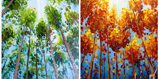 Choose A Tree Scene - Paint and Sip by Classpop!™ primary image