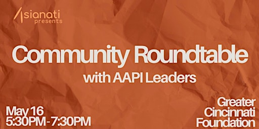 Primaire afbeelding van Community Roundtable with AAPI Leaders