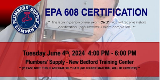 Imagen principal de EPA 608 Certification Exam