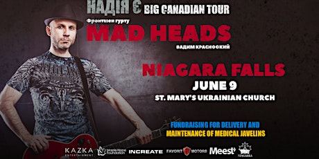Вадим Красноокий (MAD HEADS) | Niagara Falls -  Jun 9 | BIG CANADIAN TOUR