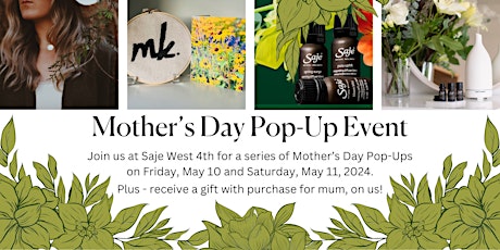 Mother's Day Market at Saje!