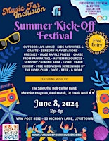 Hauptbild für Music For Inclusion 2 - Free Summer Kick-Off Family Festival & Concert