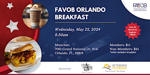 FAVOB Orlando Breakfast  primärbild