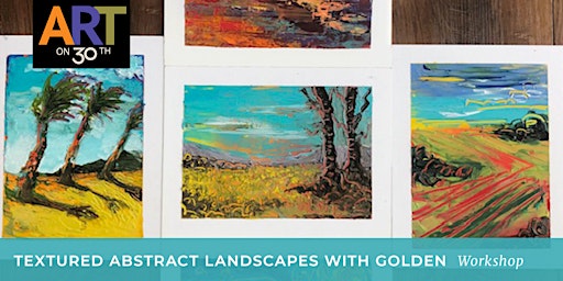 Primaire afbeelding van Textured Abstract Landscapes GOLDEN Workshop
