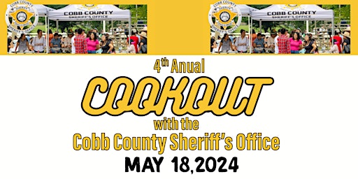 Hauptbild für 4th Annual Cookout with the Cobb County Sheriff's Office