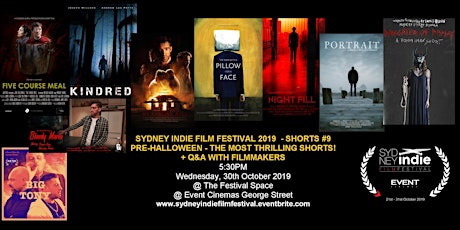 Sydney Indie Film Festival 2019 – Pre-Halloween Short Films Event! primary image
