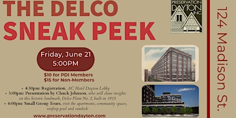 The Delco Sneak Peek Tour