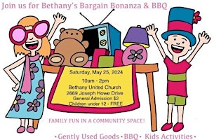 Imagem principal do evento Bethany's Bargain Bonanza & BBQ