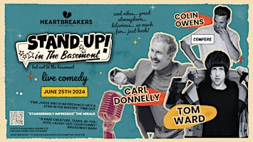 Immagine principale di Stand Up in the Basement Comedy - Carl Donnelly | Tom Ward 