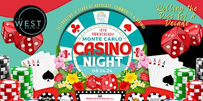 Immagine principale di 10th Anniversary Monte Carlo Casino Night 