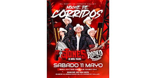 Imagem principal do evento Noche de Corridos en EL RODEO DE MORENO VALLEY!
