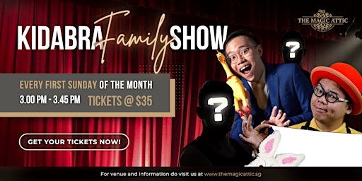 Imagem principal do evento Discover the Magic: Family Fun at The Magic Attic's Kidabra Family Show!