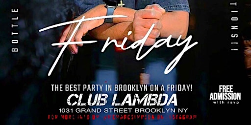 SECRET FRIDAY - BMW EVENTS - FREE ALL NIGHT W/RSVP primary image