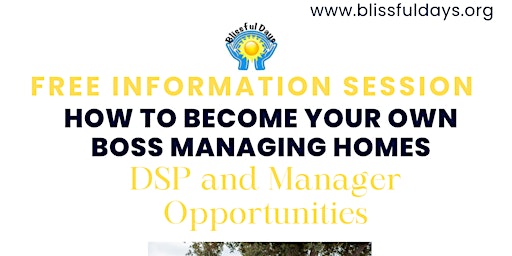 Hauptbild für Becoming Your Own Boss: Management and DSP informational session