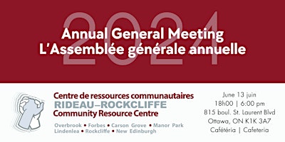 Imagem principal do evento L’Assemblée générale annuelle / Annual General Meeting