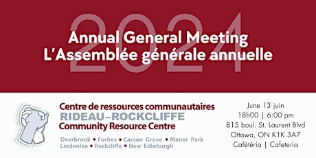 L’Assemblée générale annuelle / Annual General Meeting